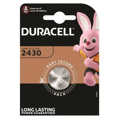 Pile Bouton Lithium CR2430 3V - Duracell
