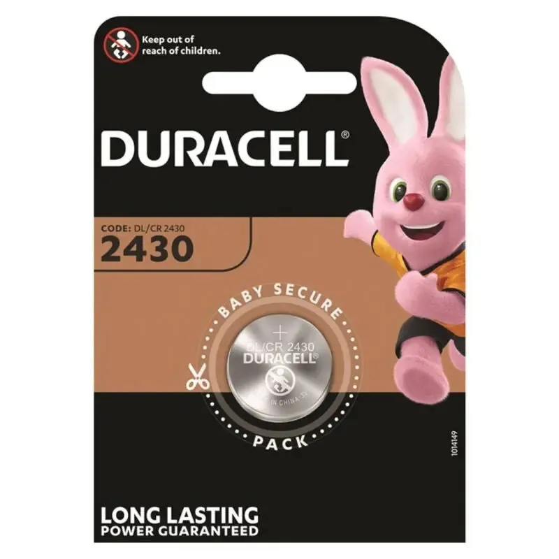 Pile Bouton Lithium CR2430 3V - Duracell