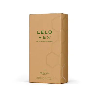 12 Préservatifs Bio Organic Lelo Hex