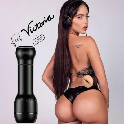 Kiiroo - PowerBlow & Masturbateur Bouche Feel Victoria June Combo - Noir