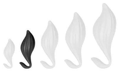Plug Silicone BULBY M 14 x 7cm Noir