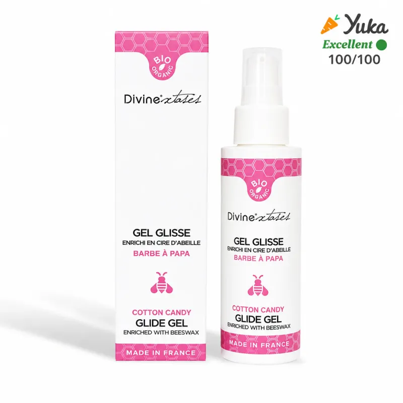 Lubrifiant Gel glisse barbe à papa Bio