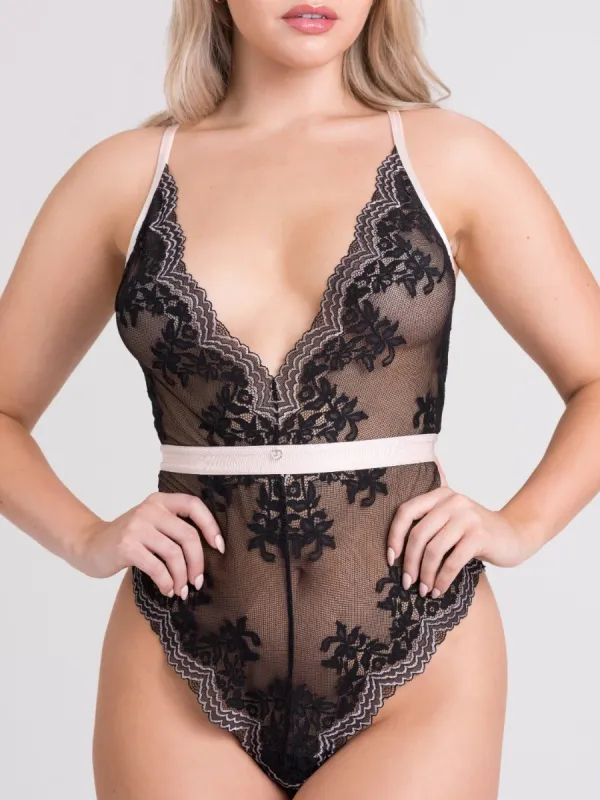 Body string Lustrous Lace noir