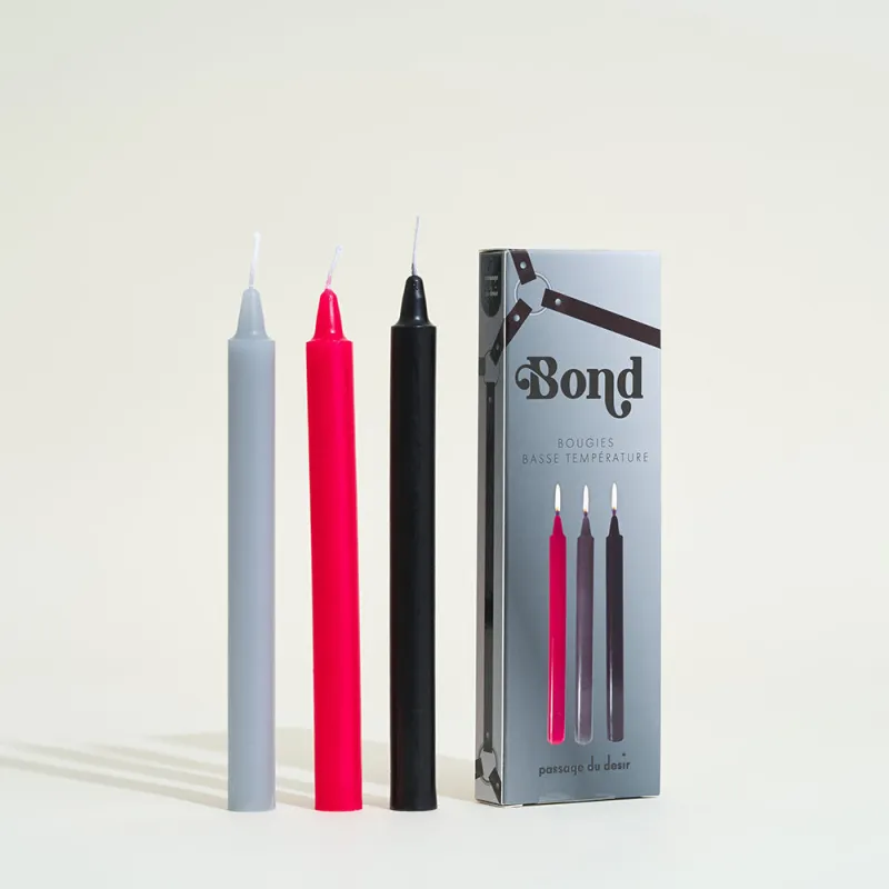 Bougie basse température Bond - 18 cm