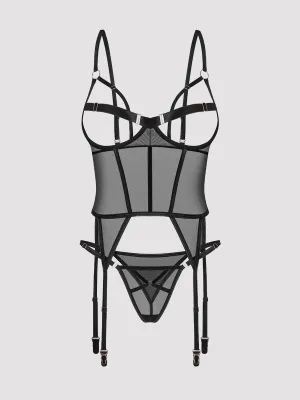 Guêpière Euridia noir XS/S