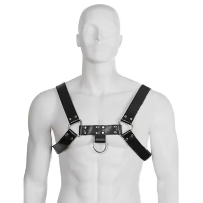 Harnais Cuir Body Chaîne III Masculin - Leather Body