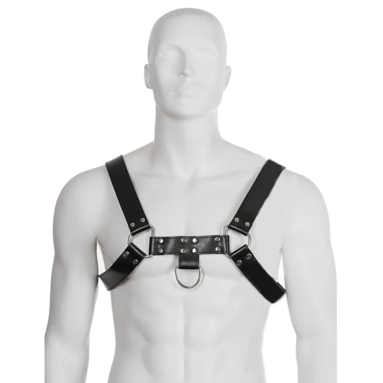 Harnais Cuir Body Chaîne III Masculin - Leather Body