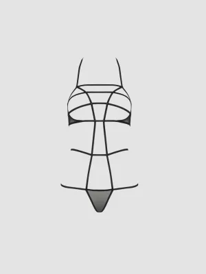 Body Ouvert Rita Noir