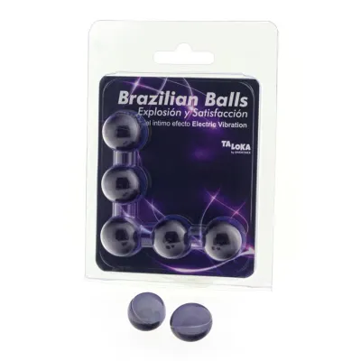 Balles brésiliennes effet vibrant électrique x5 Taloka - Diablo Picante