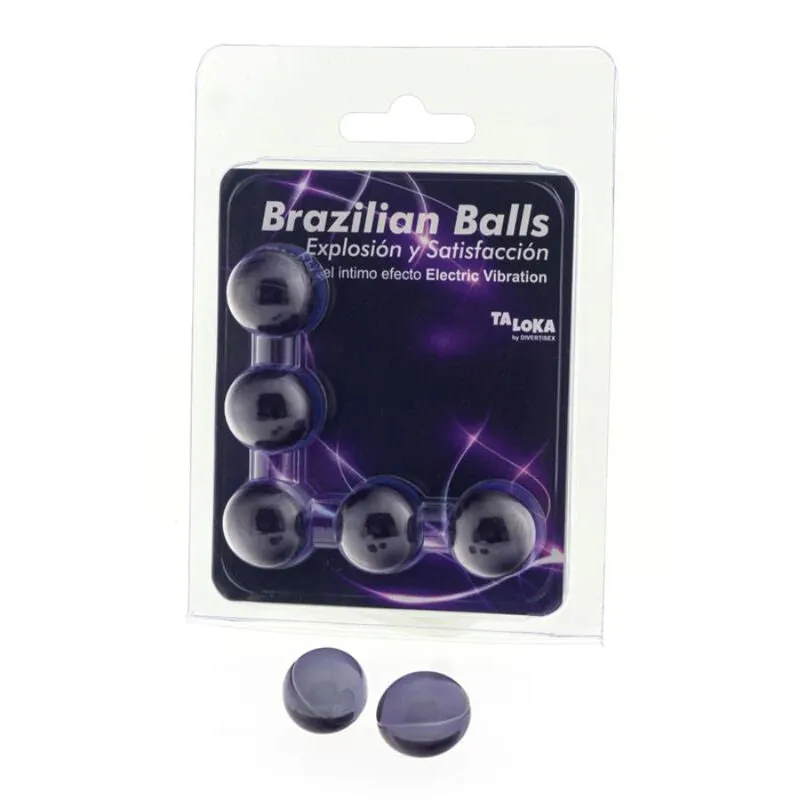 Balles brésiliennes effet vibrant électrique x5 Taloka - Diablo Picante
