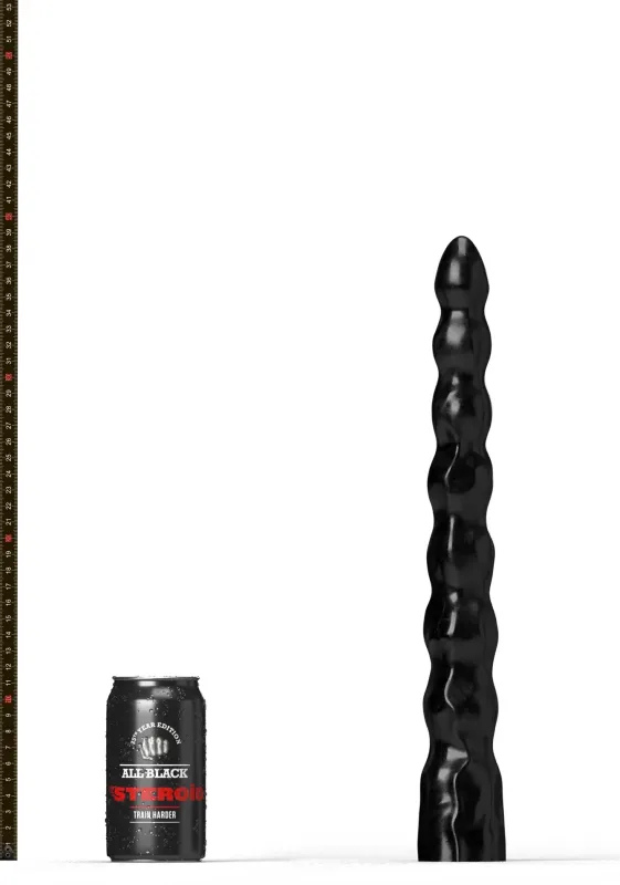 Gode XL ABS07 THE SABRE All Black Steroïd 33 x 4.5cm
