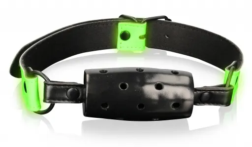 Bâillon Cylindre phosphorescent GLOW 7.5cm