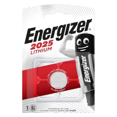 Pile bouton CR2025 3V lithium - Energizer