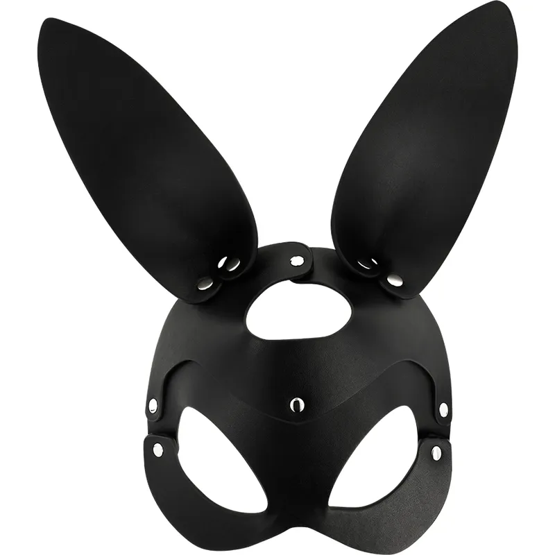 Masque Cuir Vegan Oreilles Lapin Chic Desire - Coquette