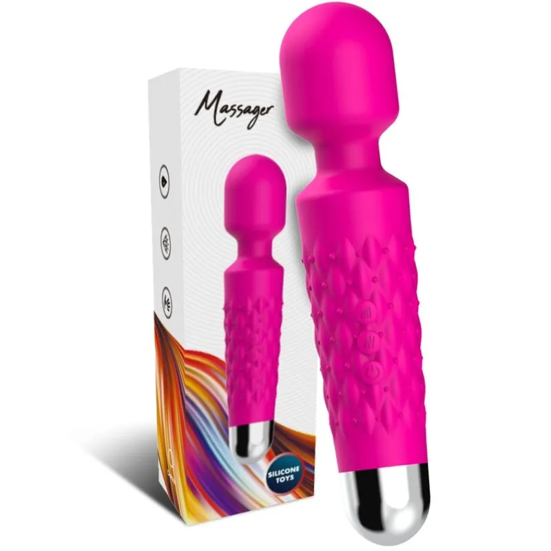 Vibrateur Masseur Postman Tête Flexible Fuchsia - Armony