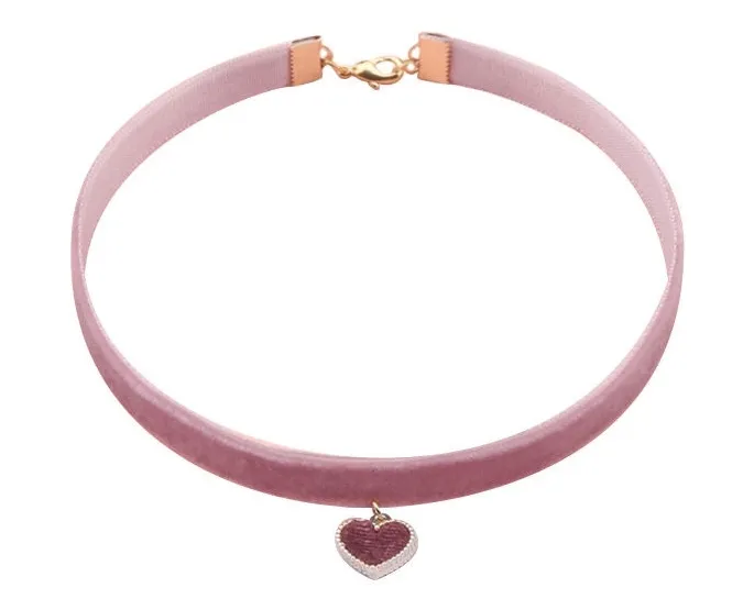 Ras de cou LOTUS HEART Rose