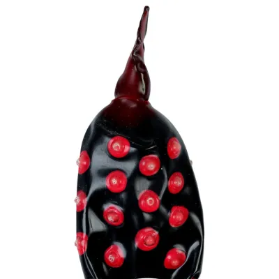 Préservatif Fantaisie Peint Main Noir Fakir XL - Condomerie