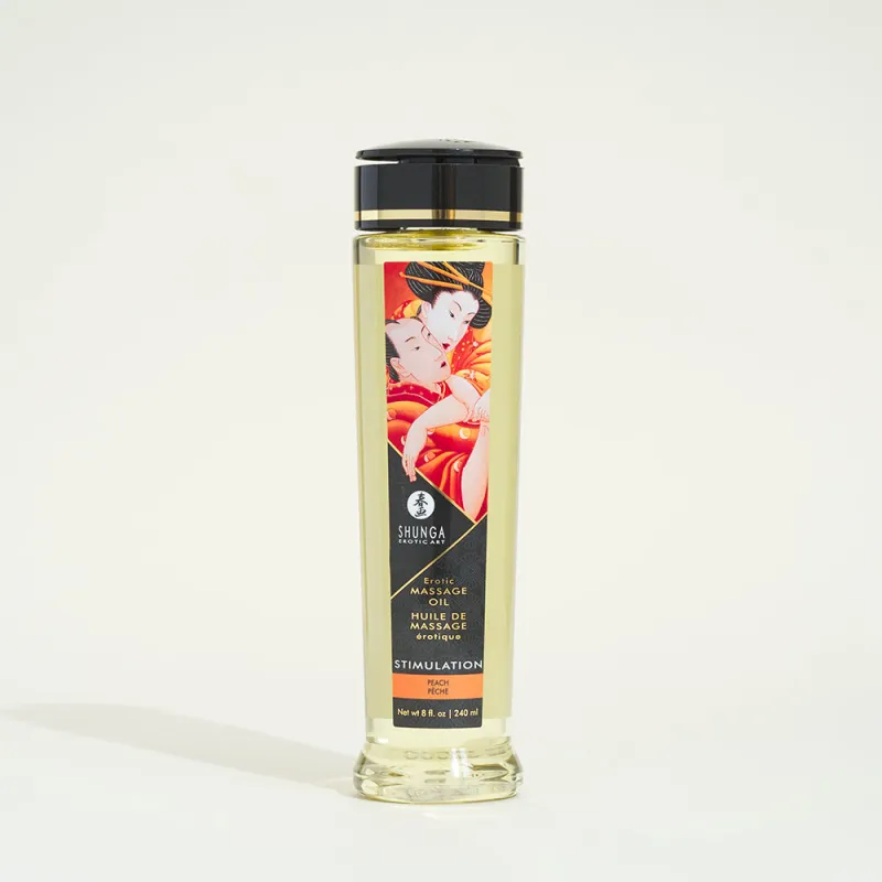 Huiles de massage Shunga - 240 ml  Pêche