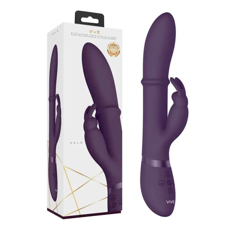 Halo de Vive Rabbit triple fonction - 24,5 cm Violet