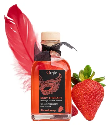 Orgie Huile de massage Embrassable SEXY THERAPY Fraise 100ml
