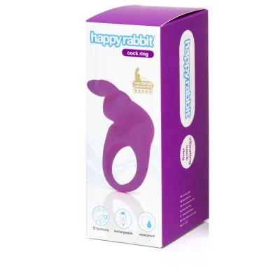 Happy Rabbit – Rabbit Cock Ring – Magenta