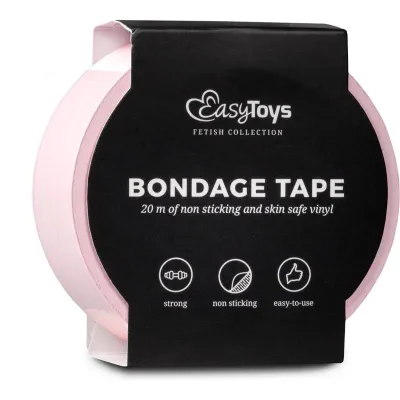 Easytoys Fetish - Bondage Tape Rose - 20m