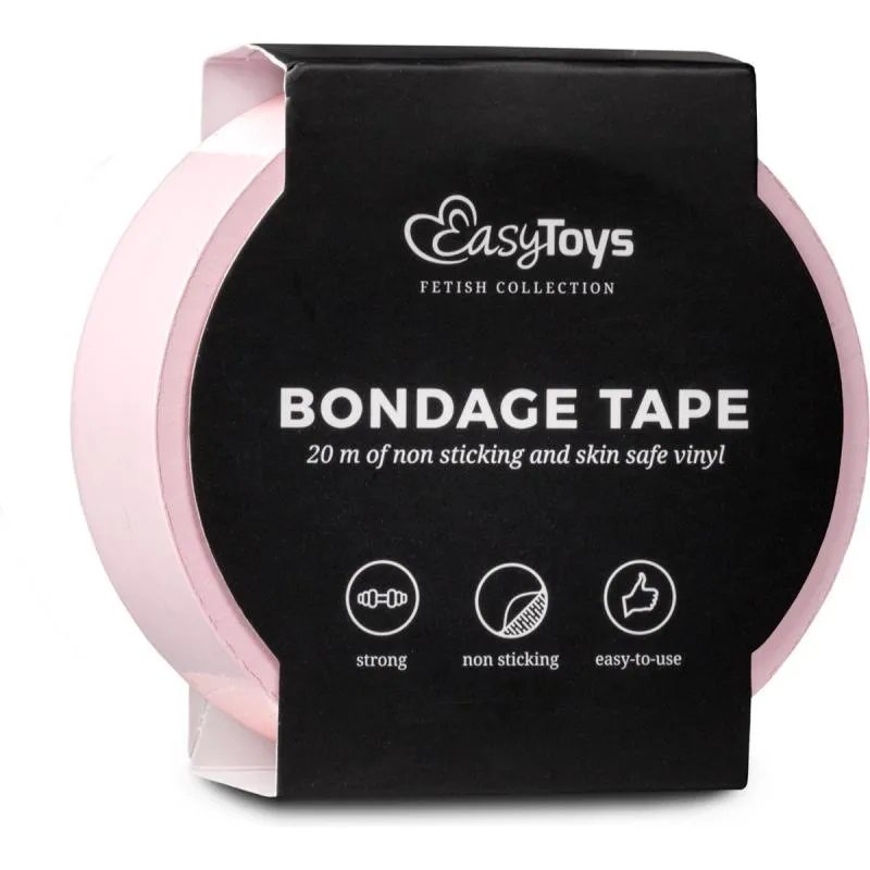 Easytoys Fetish - Bondage Tape Rose - 20m