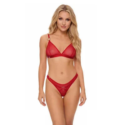 Obsessive - Crimessa Ensemble Lingerie - Rouge