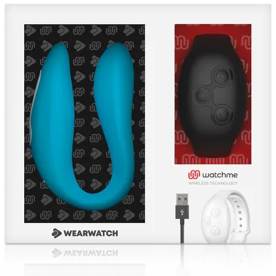 Vibrateur couple WearWatch Dual indigo - Wearwatch