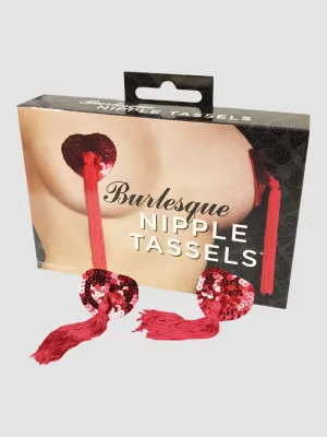 Cache-Tétons Sequins Rouge Burlesque
