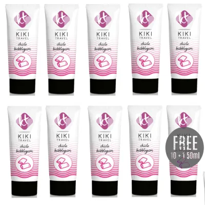 Gel Lubrifiant Kiki Travel Bubble Gum 50ml Pack 11 - Kiki