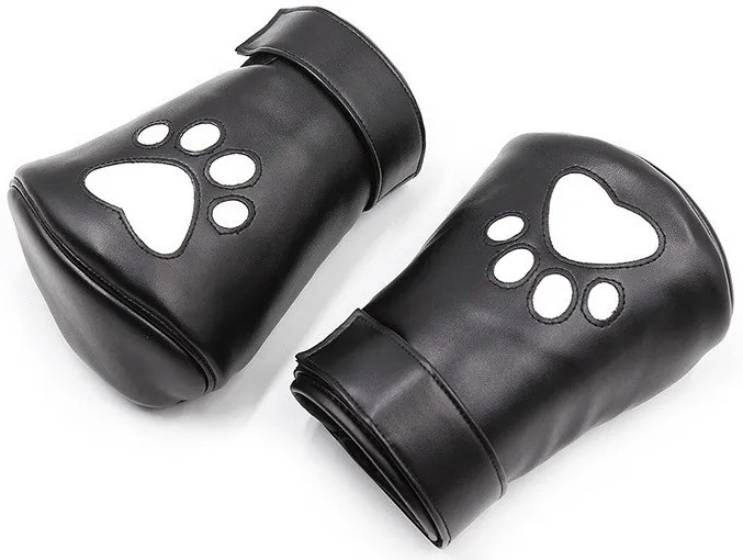 Gants avec pattes de chien