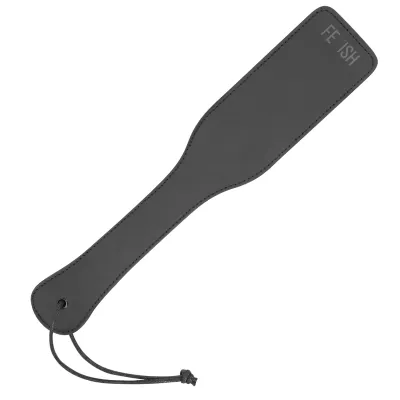 Paddle BDSM Fetish Submissive Cuir Synthétique Noir
