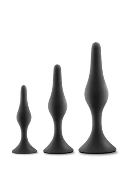 Blush - Kit de Plugs Anaux Débutant Luxe Noir