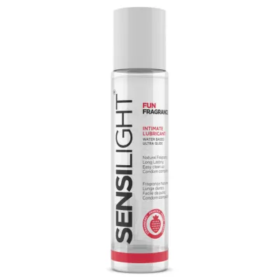 Lubrifiant Aromatisé Fraise Sensilight 60ml - Intimateline