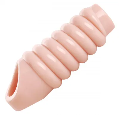 Size Matters - Manchon nervuré amplificateur de pénis très ample