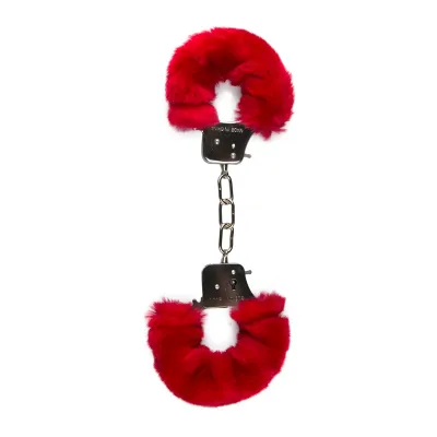 Easytoys Fetish - Menottes en fourrure - Rouge