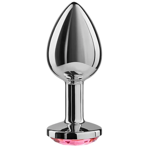 Plug anal en aluminium fuchsia 7 cm - Secret Play