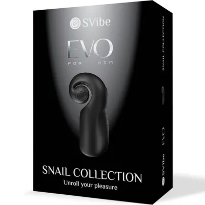 Vibromasseur Snail Vibe Curve Slide'n'Roll noir - Snail Vibe