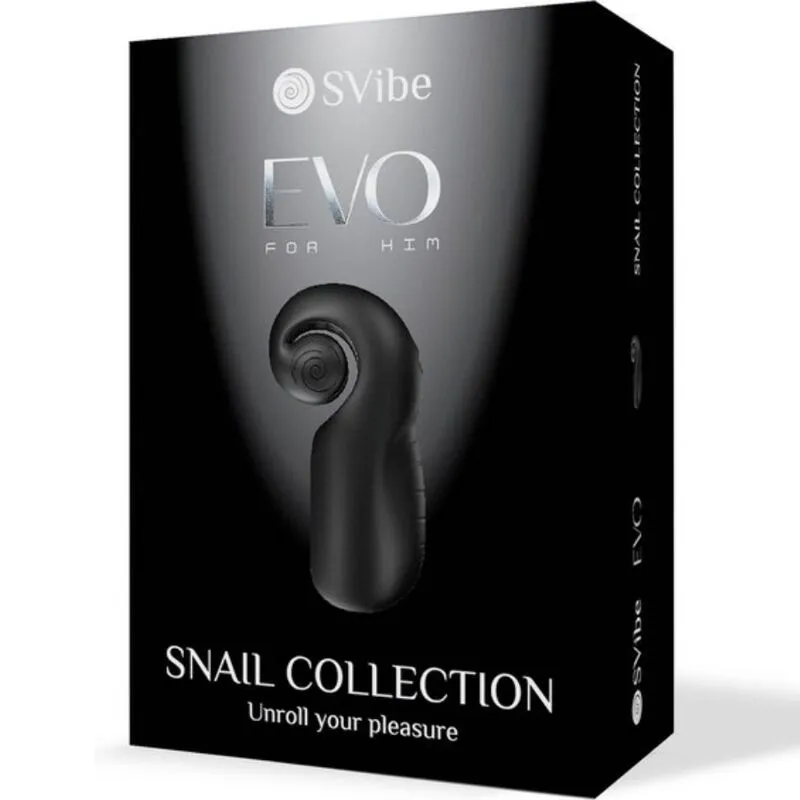 Vibromasseur Snail Vibe Curve Slide'n'Roll noir - Snail Vibe
