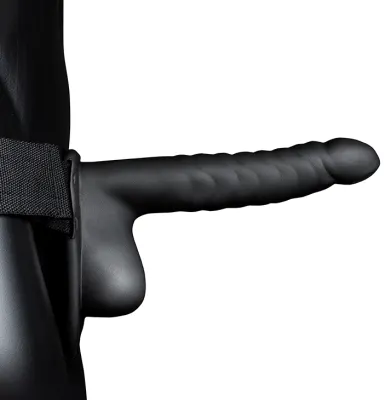 Gode ceinture creux HOLLOW STRAP Ribbed 16 x 4cm