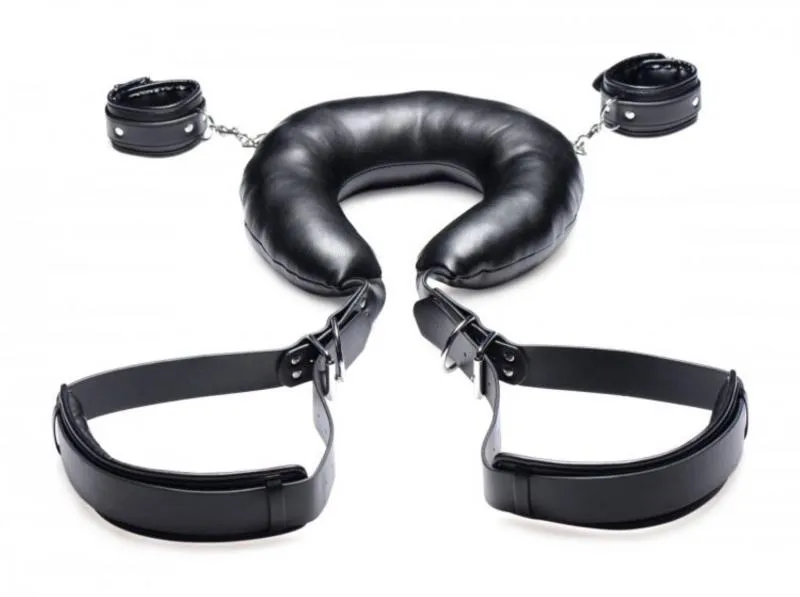 Ensemble de sangles d'immobilisation réglables avec menottes