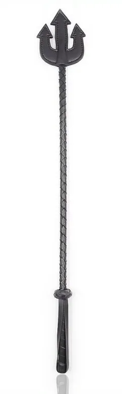 Cravache TRIDENT 65cm Noire