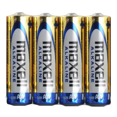 Piles Alcalines AA LR6 Pack de 4 - Maxell