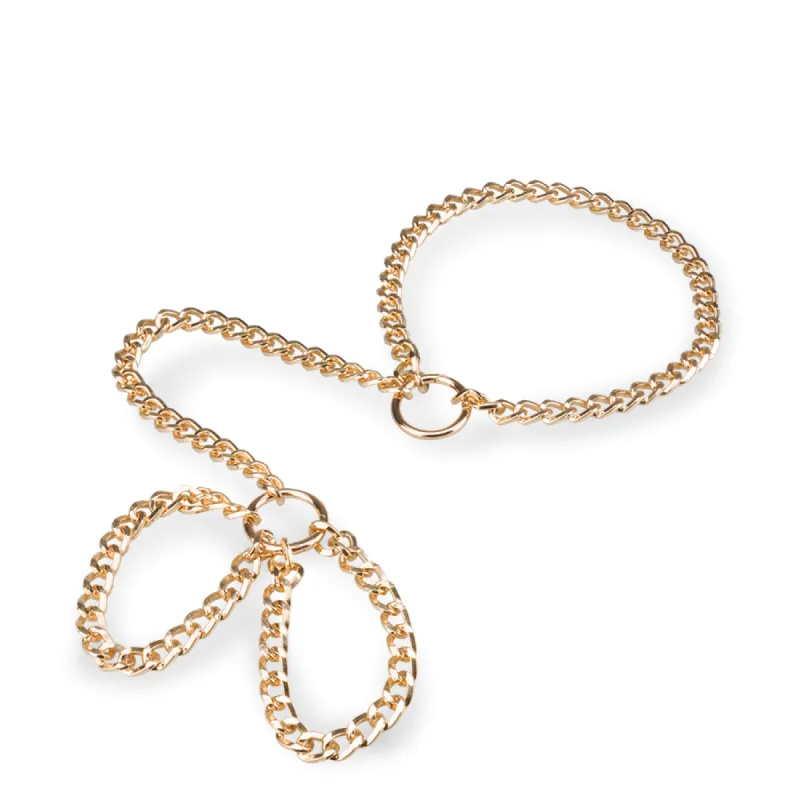 Collier et menottes en métal Duchess