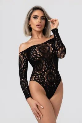 Christine - Seduction Lace & Mesh Bodysuit
