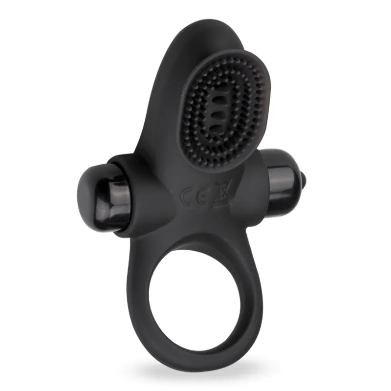 Anneau ring vibrant avec stimulateur clito langue