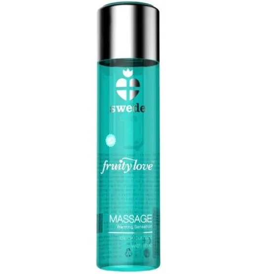 Huile Massage Fruity Love Cassis Citron Vert Chauffante - Swede