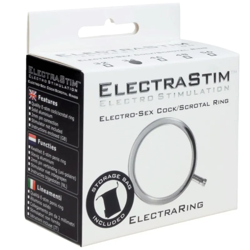 Anneau Pénien Électrostimulation ElectraRings 32mm - ElectraStim