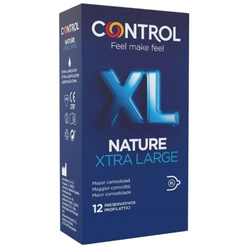 Préservatifs XL Naturel Control 12 Unités - Control